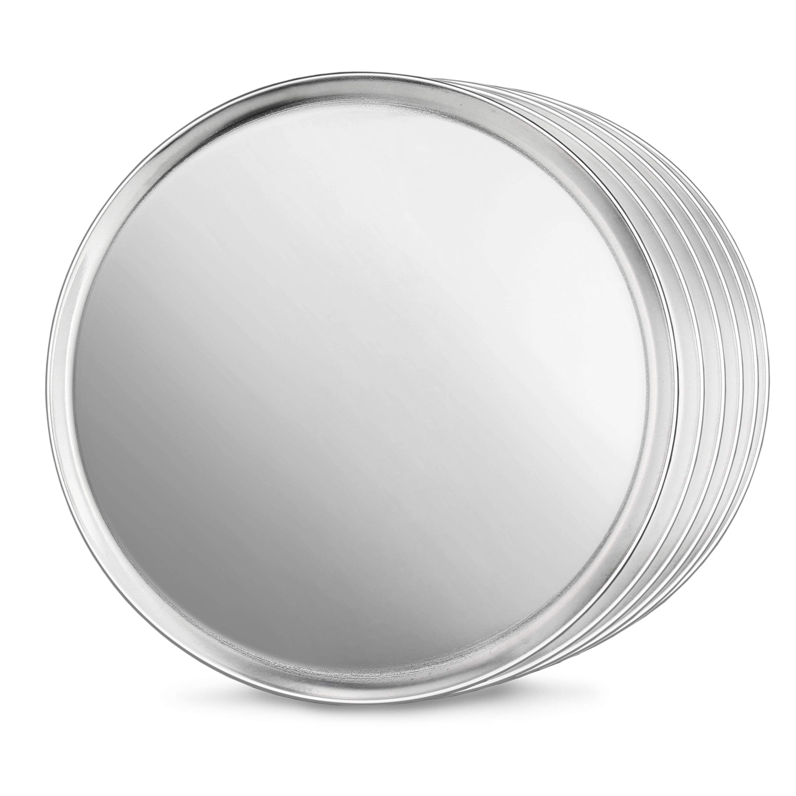 New Star Foodservice front view of a 12-inch pan showing durable finish and fast baking benefit