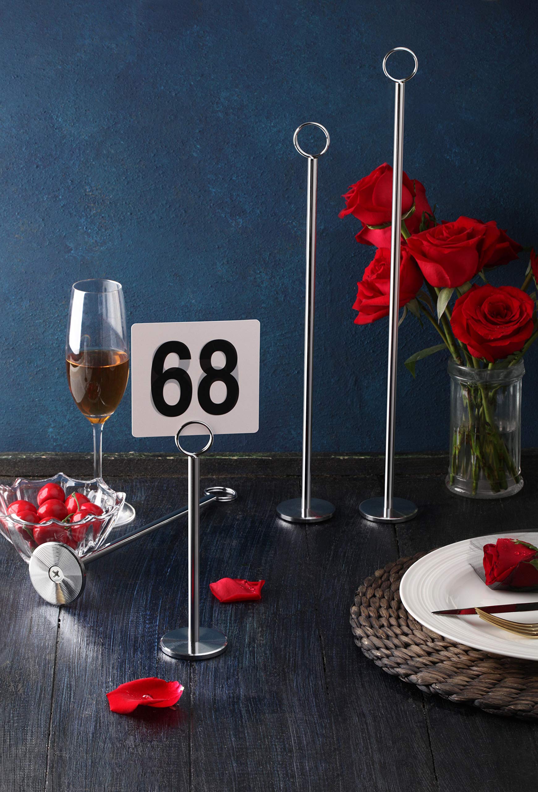 New Star Foodservice holder in use on wedding table enhancing organized seating