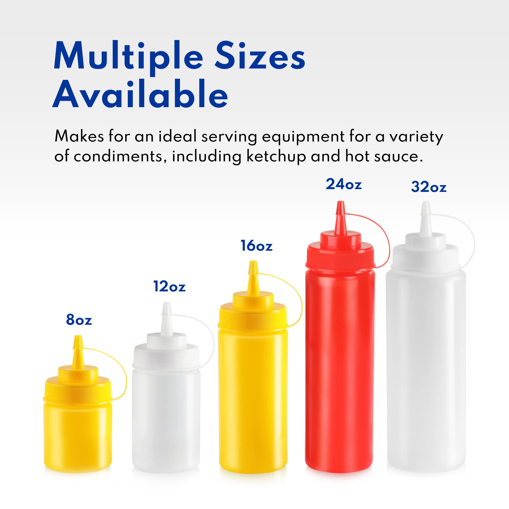 New Star Foodservice bottle next to ruler showing 24 oz scale for capacity benefit