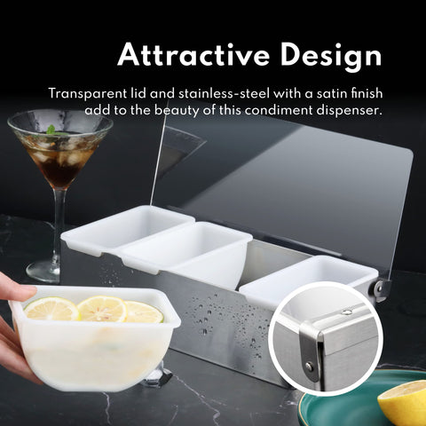 New Star Foodservice next to hand showing scale and compact footprint for busy stations