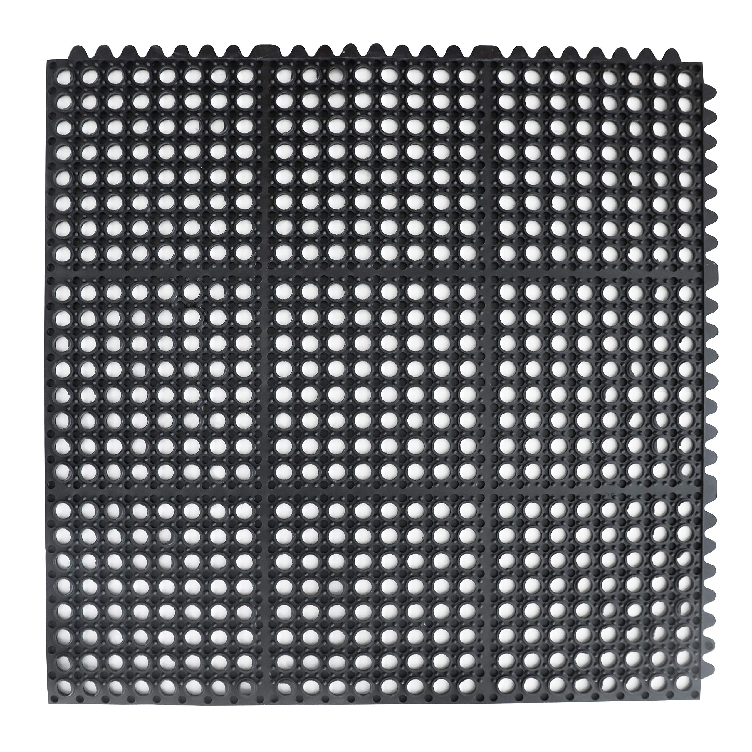 New Star Foodservice close-up of textured rubber top for improved traction and comfort