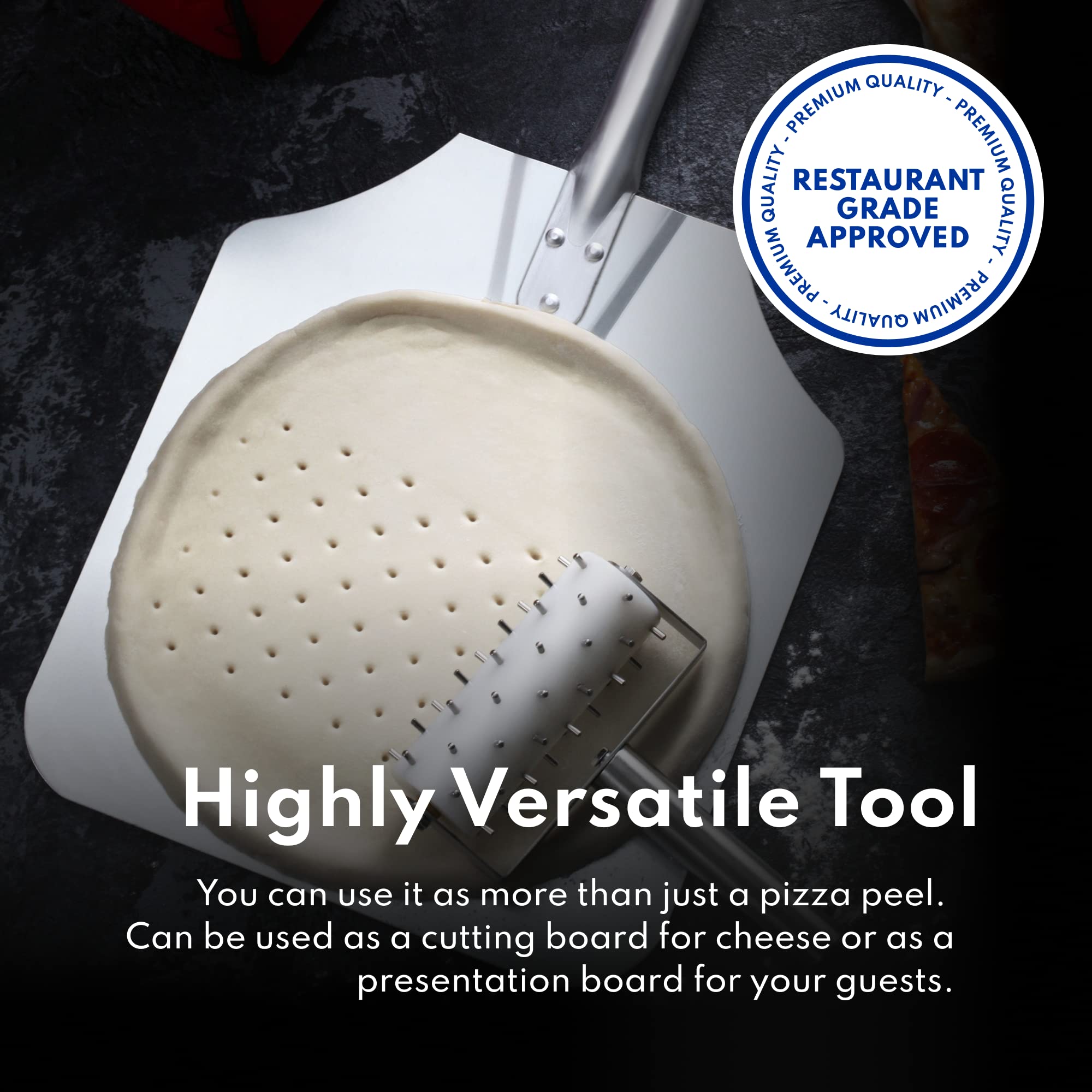 New Star Foodservice triple rivet join close-up showing durable secure attachment benefit