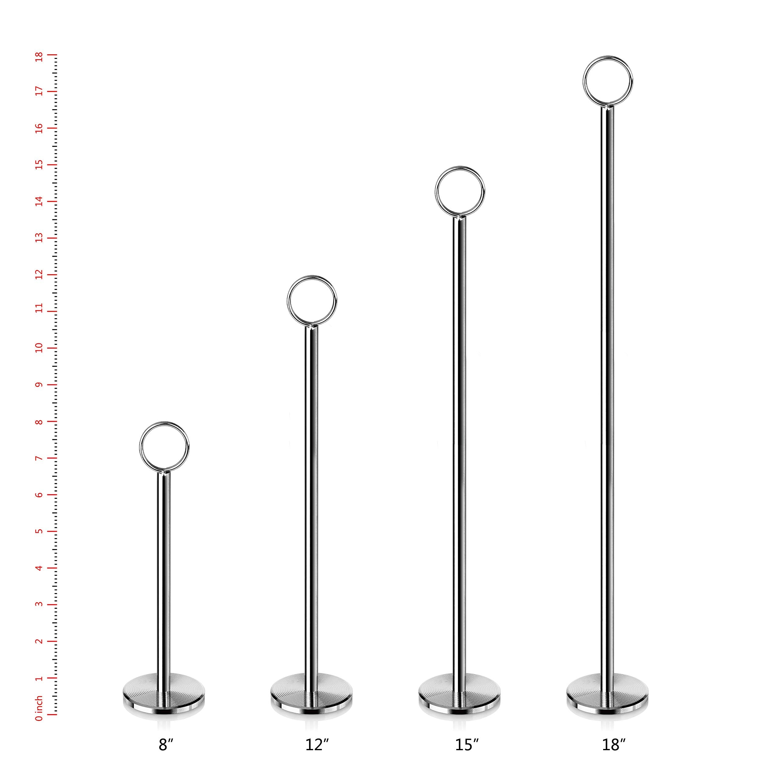 New Star Foodservice weighted 2-inch base demonstrating stability on busy tables