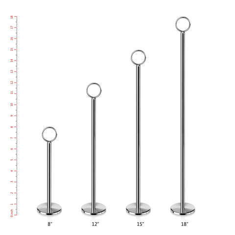 New Star Foodservice weighted 2-inch base demonstrating stability on busy tables