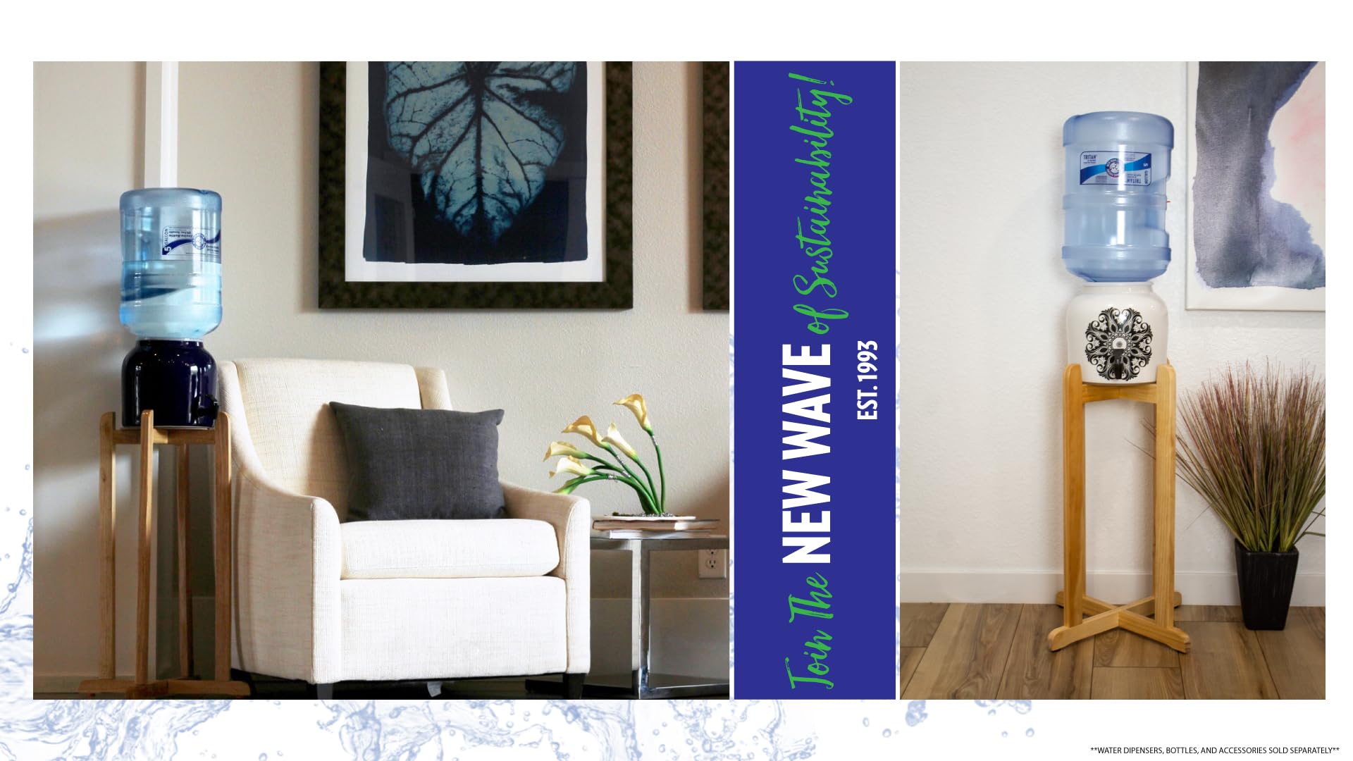 New Wave Enviro stand in kitchen lifestyle scene improving counter space and style