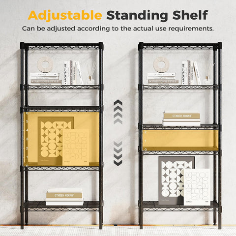 NEWBULIG shelving in garage storing tools and bins for heavy-duty, organized storage