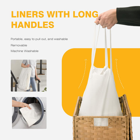 NEWBULIG detachable liners tied to frame for easy remove-and-wash convenience