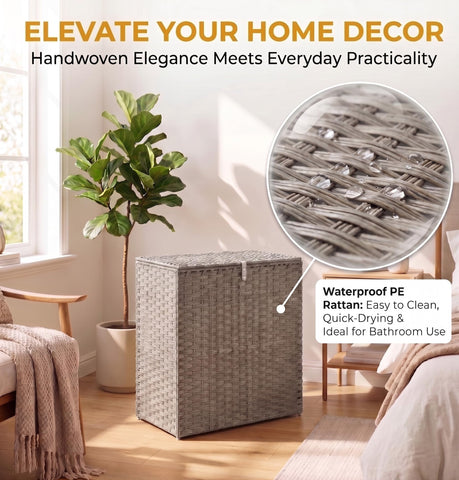 NEWBULIG lid closed hiding odors and keeping room tidy benefit