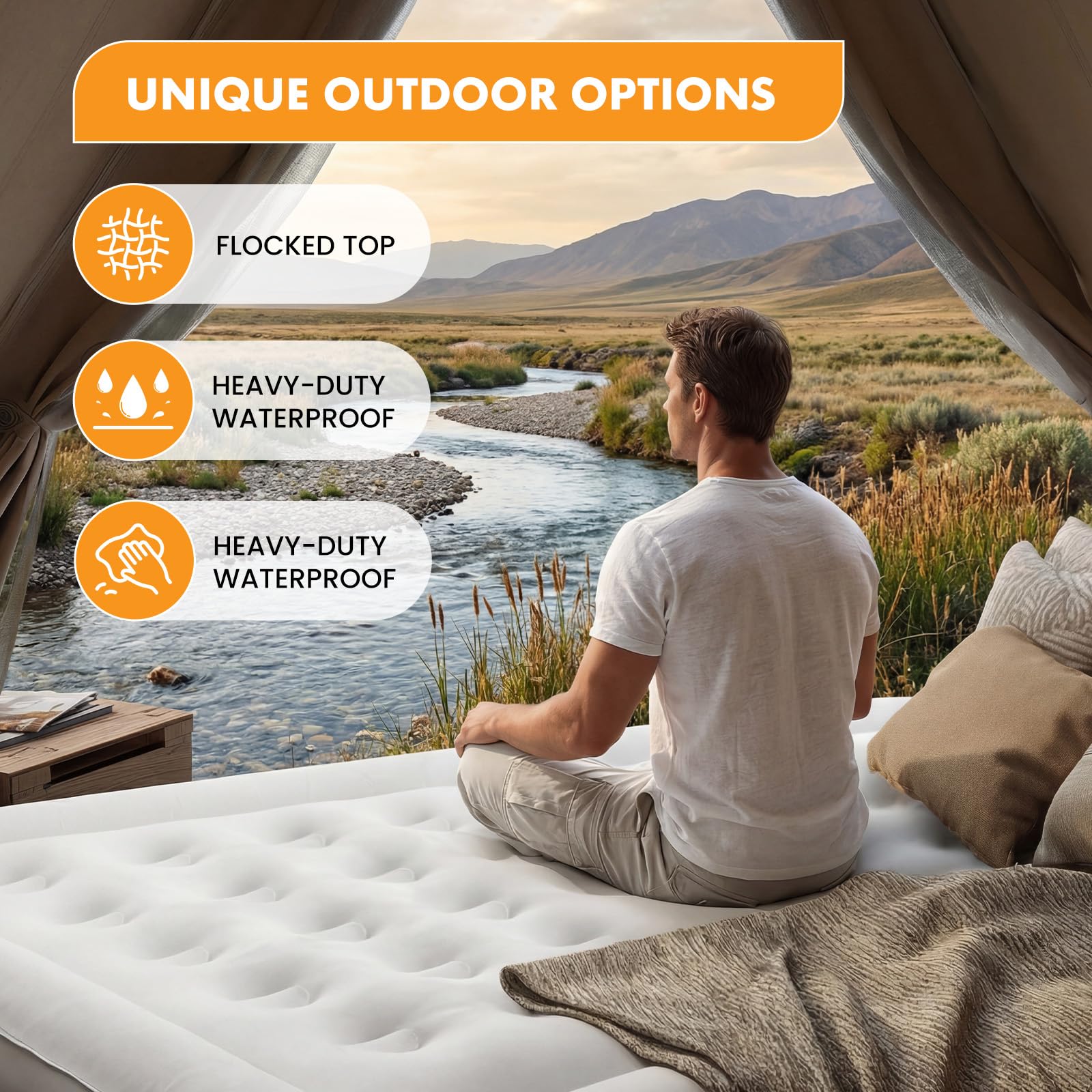NEWBULIG non-slip bottom surface preventing sliding and reducing noise