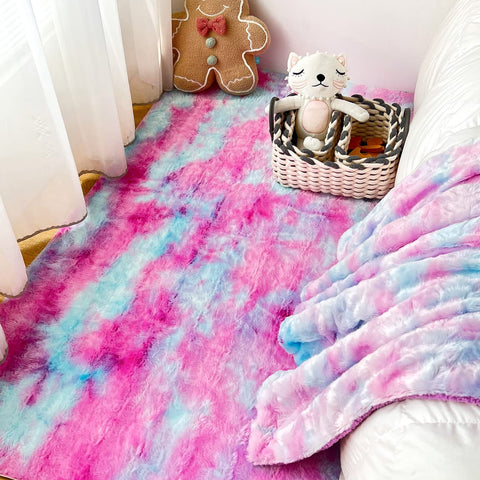 NEWCOSPLAY blanket beside book demonstrating 50x60 size scale