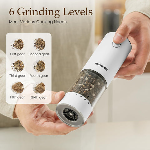 Newise ceramic core close-up displaying durable grind and flavor preservation