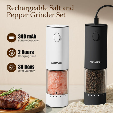 Newise adjustable grind control in use offering six coarseness options