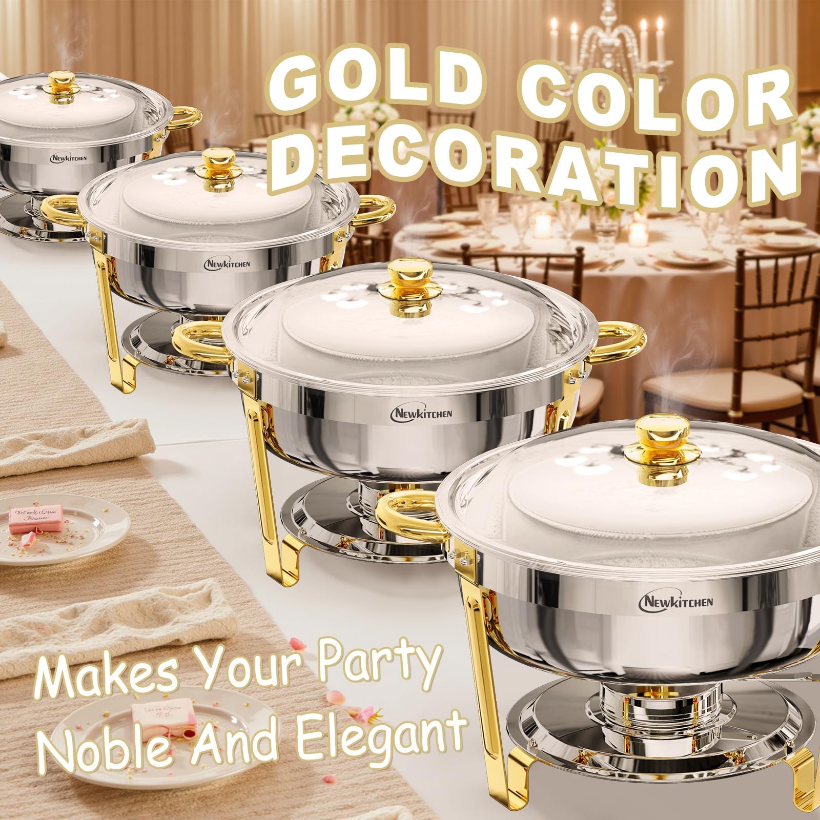 NEWKITCHEN stacked components showing compact storage and space-saving benefit
