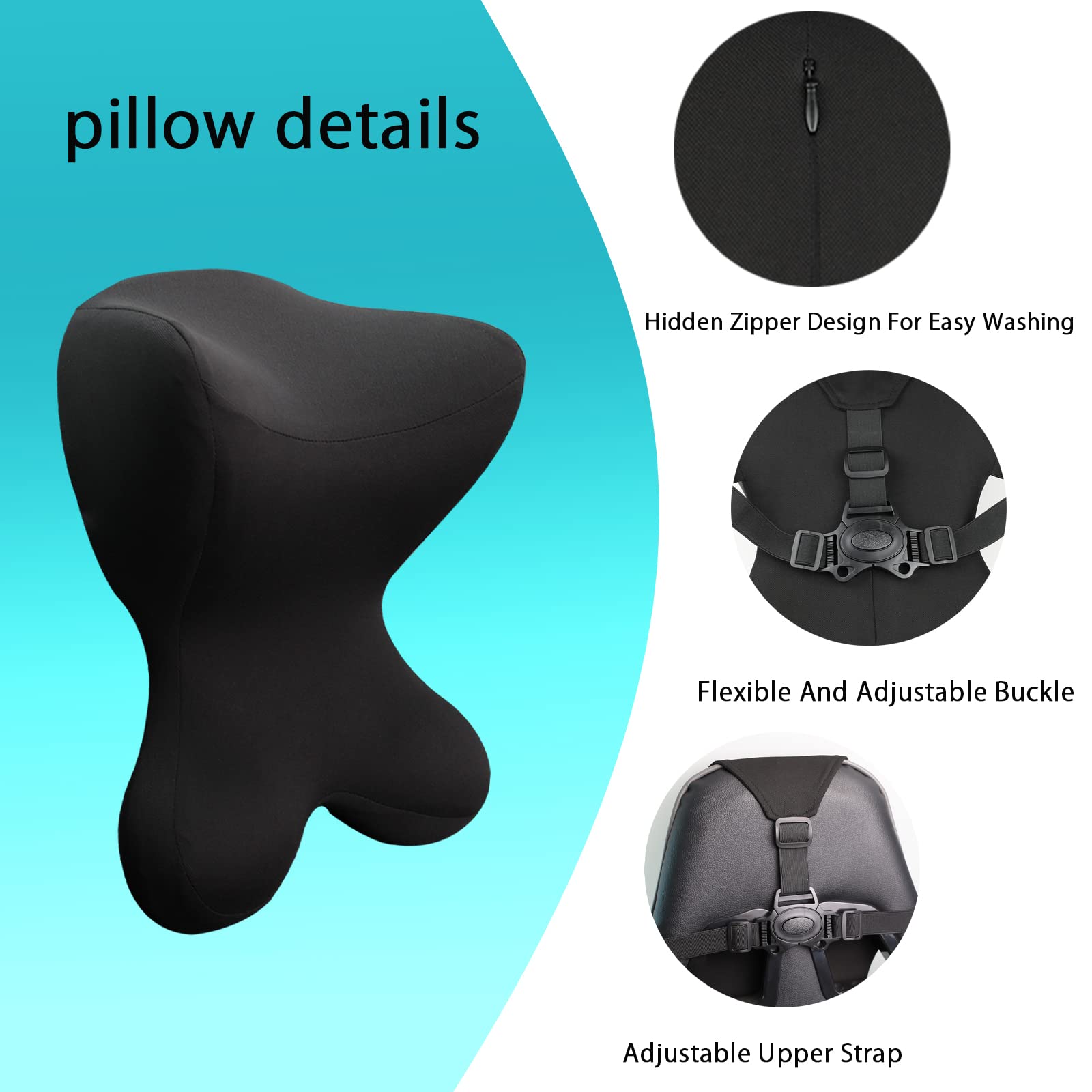 Newsty back strap and buckle adjustment showing customizable positioning