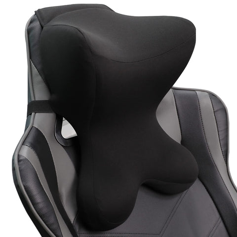 Newsty front view headrest pillow showing ergonomic shape and support
