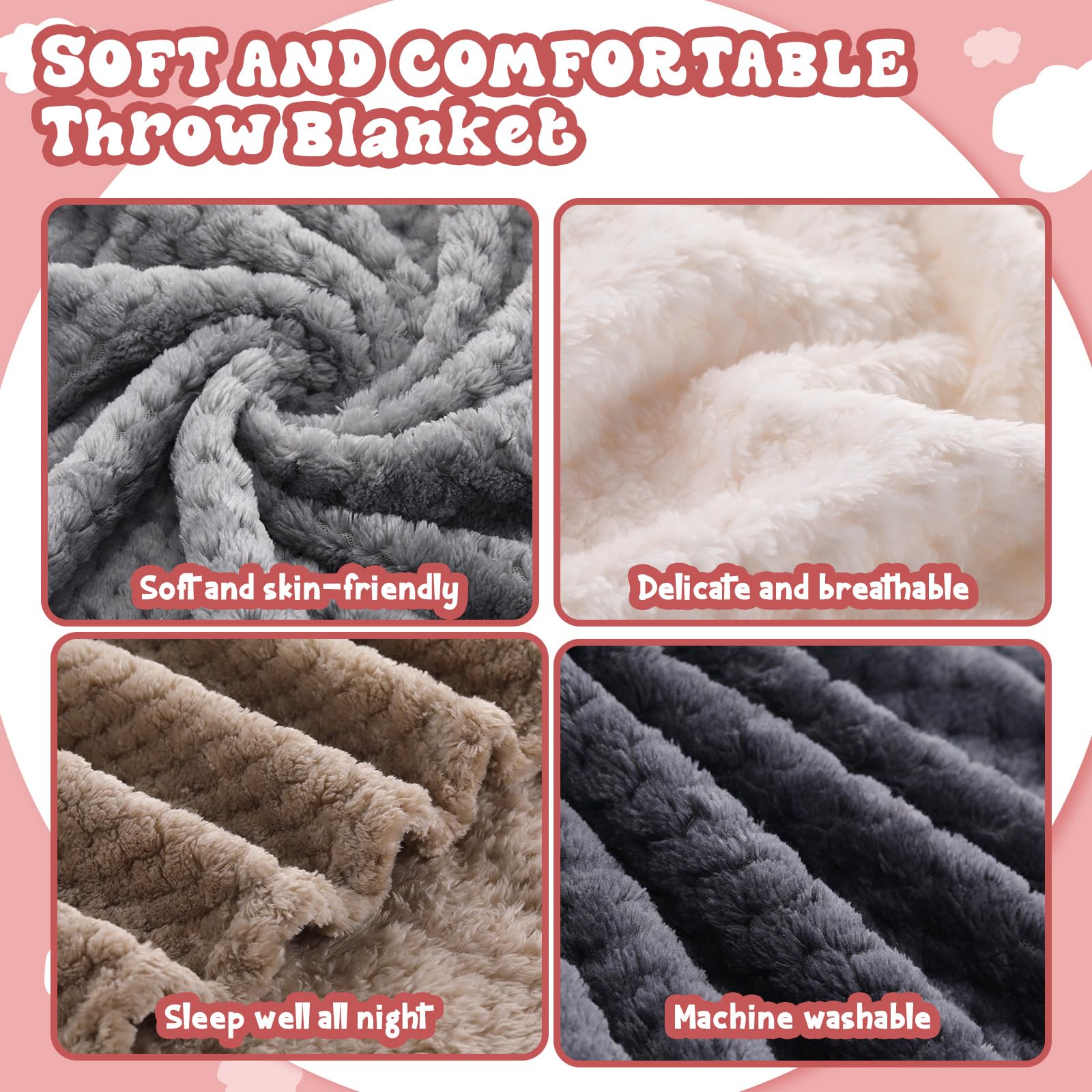 Newwiee close-up waffle texture highlighting soft warmth and tactile depth
