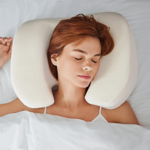 NextSleep front view showing contoured shape and supportive curve benefit
