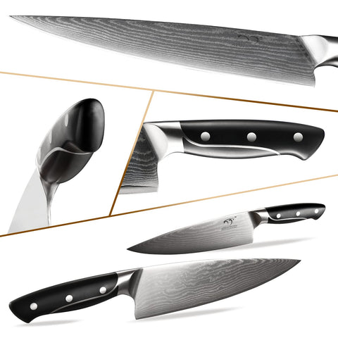 NANFANG BROTHERS ergonomic triple-rivet ABS handle detail for secure comfortable grip
