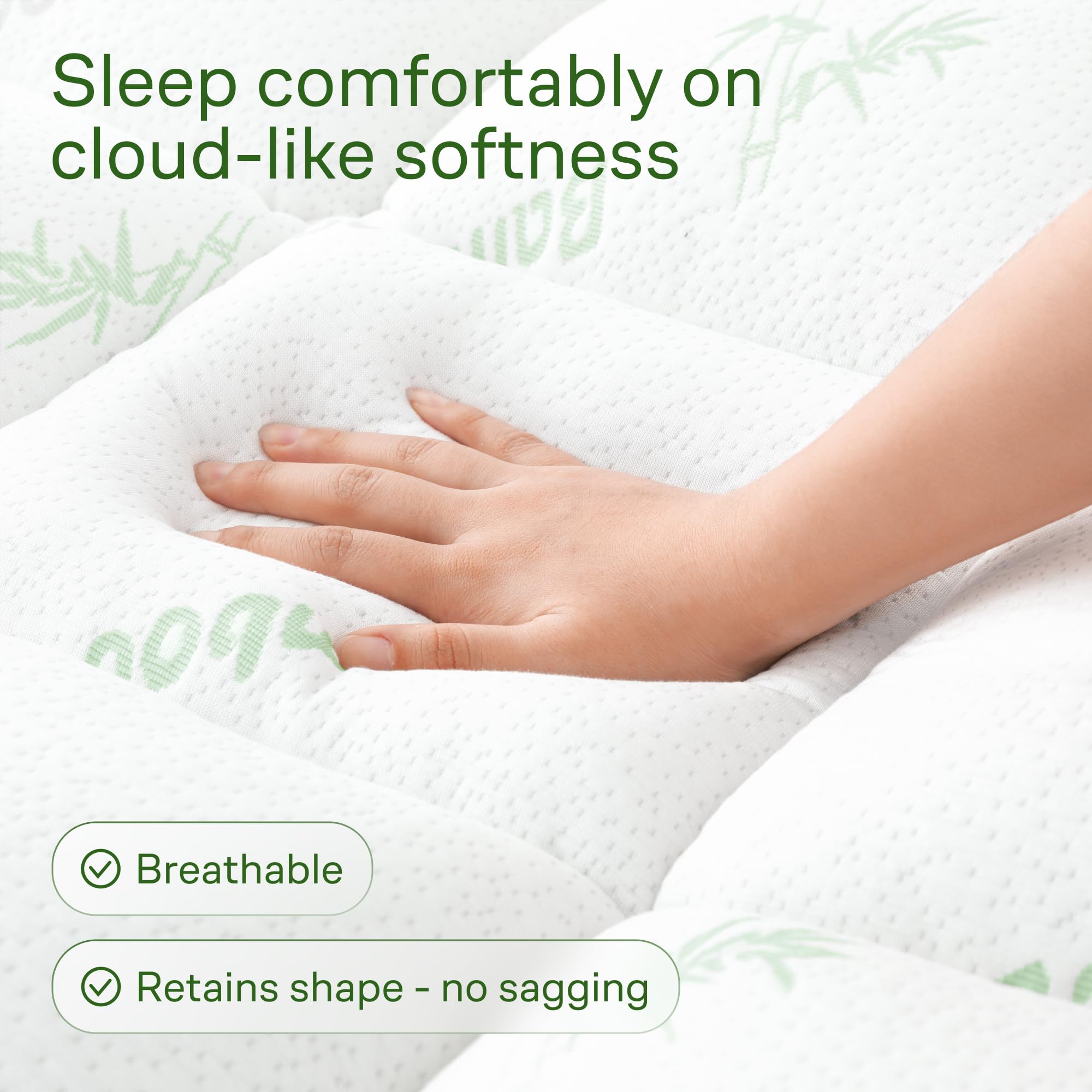 Niagara Sleep Solution fabric close-up highlighting bamboo-rayon softness benefit