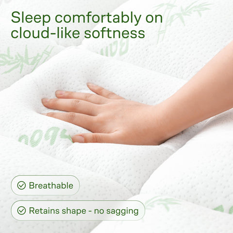 Niagara Sleep Solution fabric close-up highlighting bamboo-rayon softness benefit