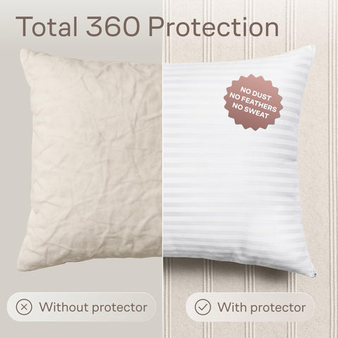 Niagara Sleep Solution hidden zipper close-up with auto-locking slider for secure closure