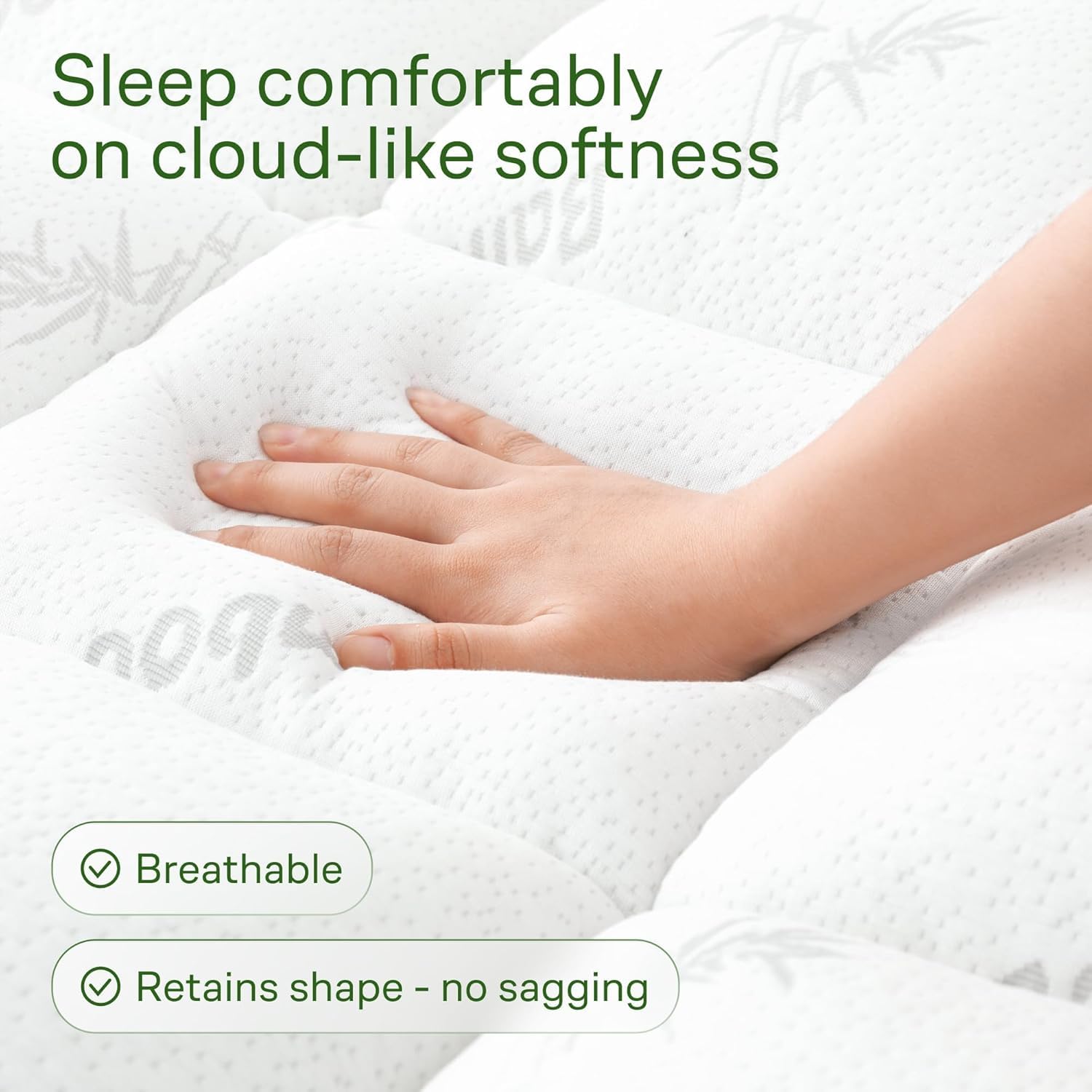 Niagara Sleep Solution close-up of bamboo-rayon texture for cool comfort