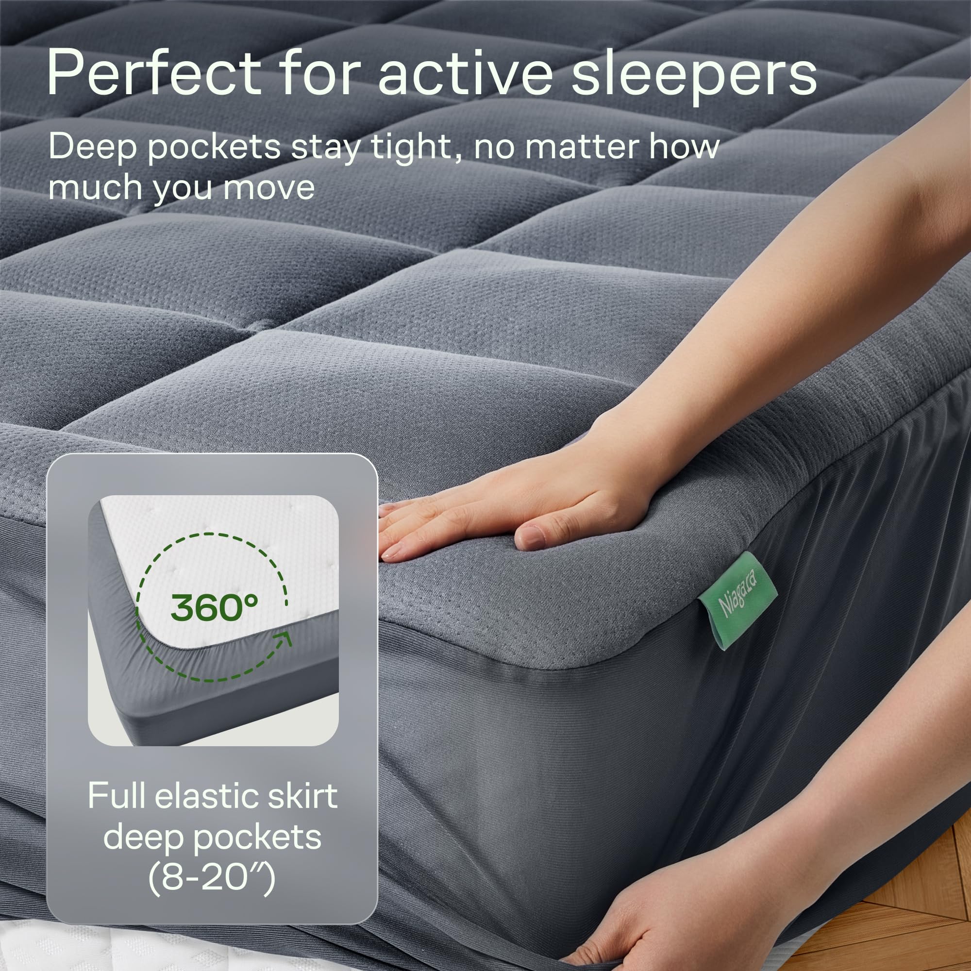 Niagara Sleep Solution compressed package for easy shipping and setup