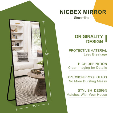 NicBex size comparison with person showing full head-to-toe view benefit