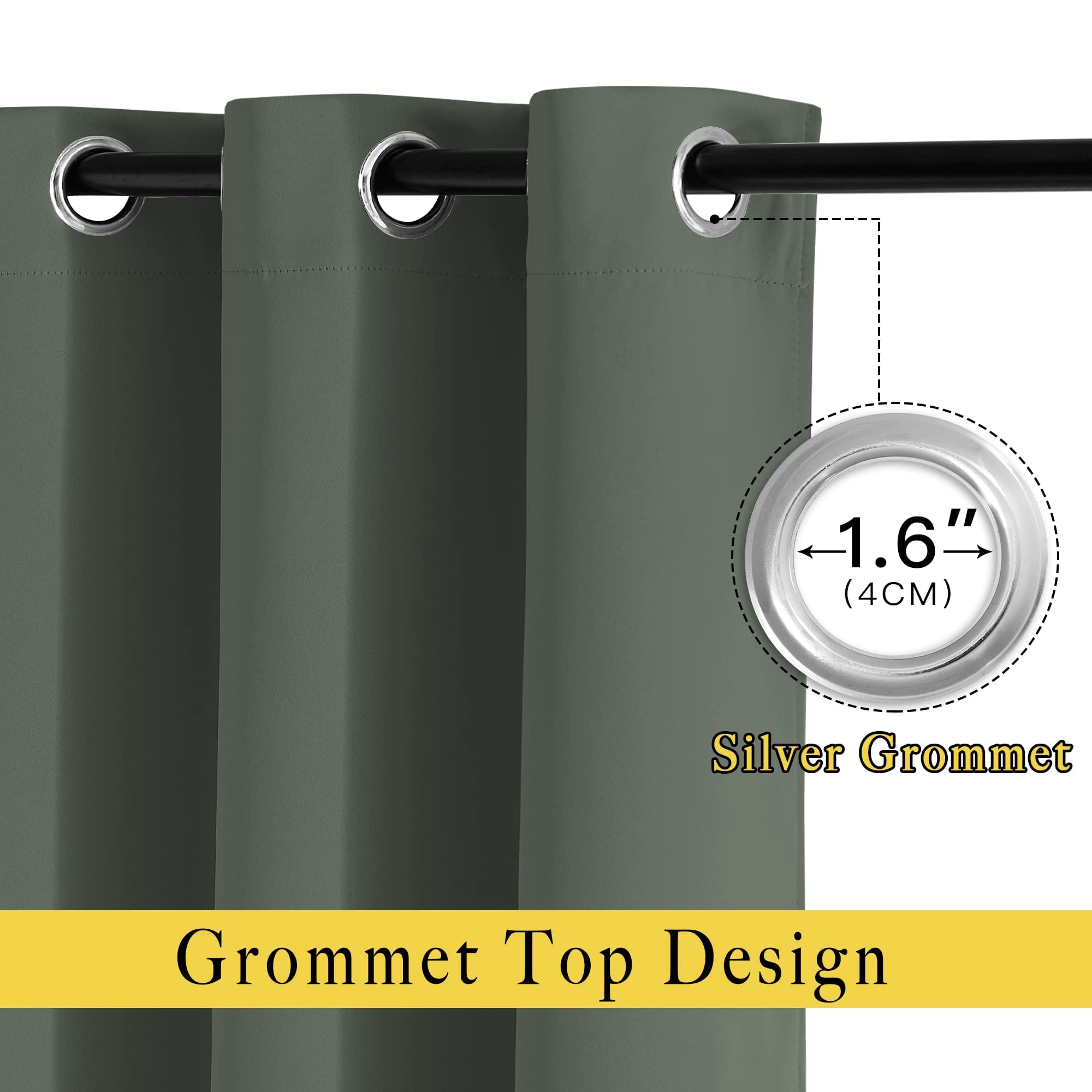 NICETOWN fabric close-up displaying heavy microfiber texture for thermal insulation