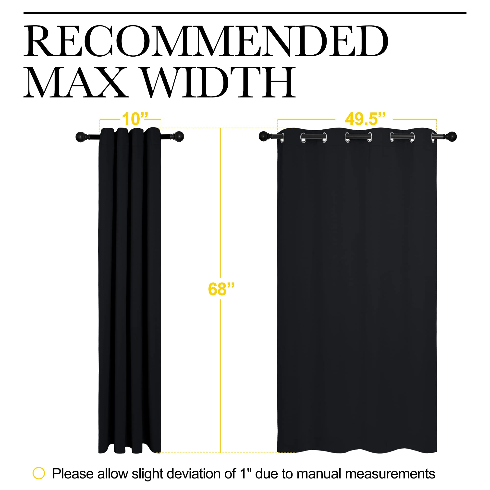 NICETOWN folded panels highlighting wrinkle-free finish and tidy appearance
