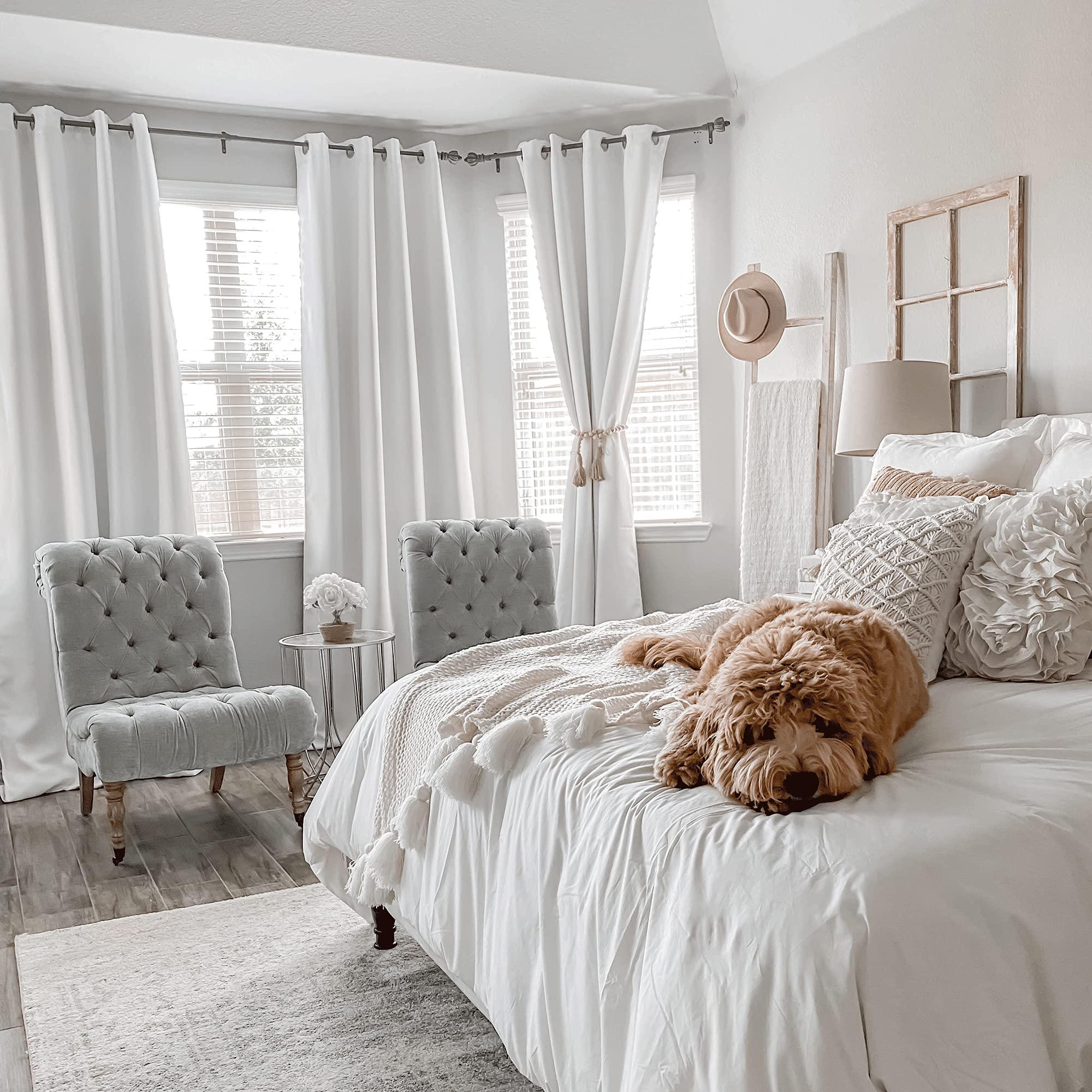 NICETOWN installed in room showing daytime blackout benefit and privacy