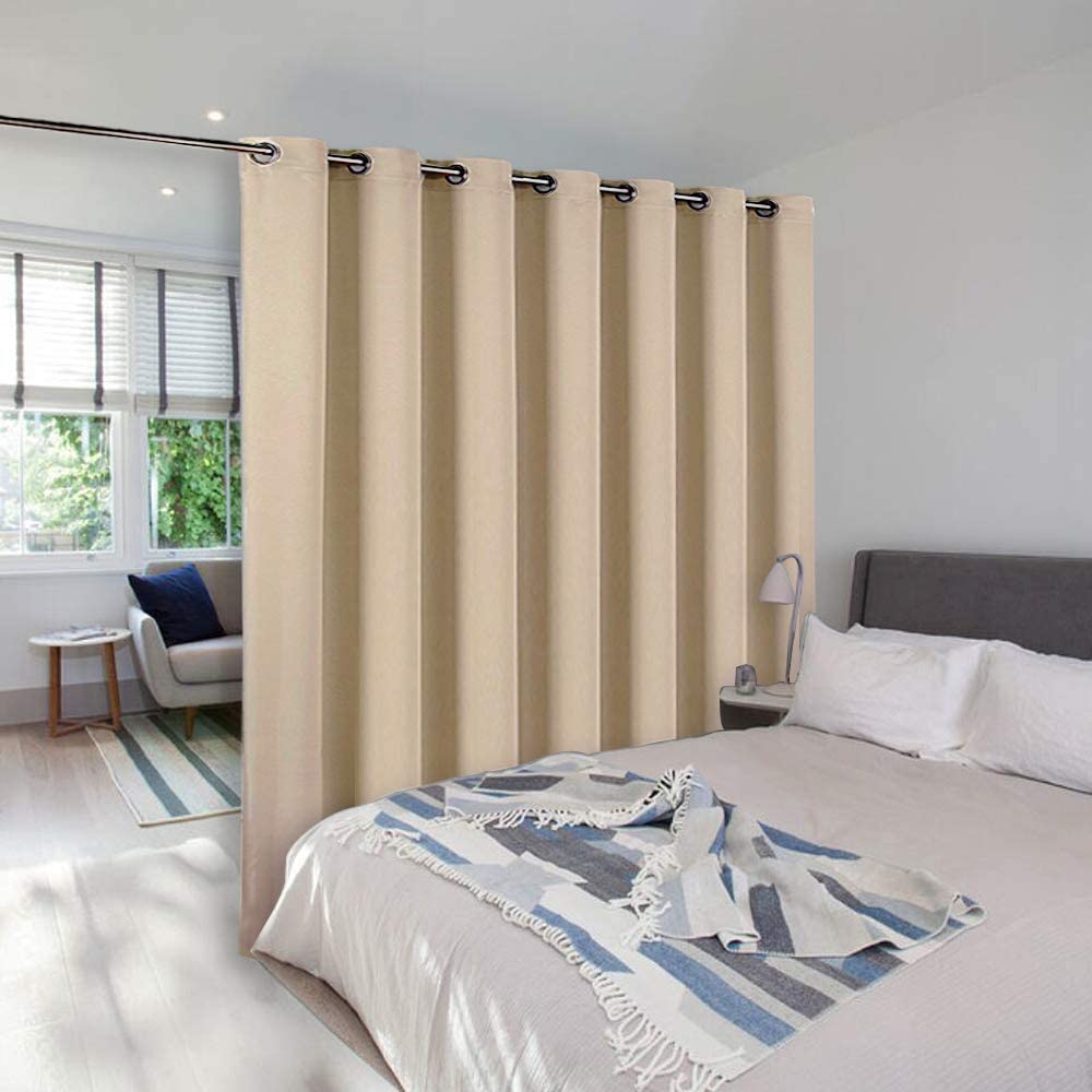 NICETOWN lifestyle view patio door half-closed improving thermal comfort
