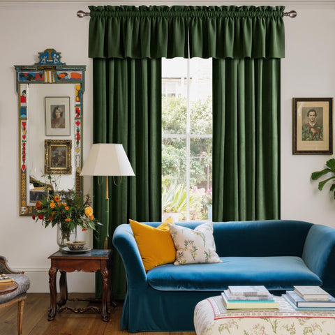 NICETOWN curtains in living room adding warmth and improved light control benefit