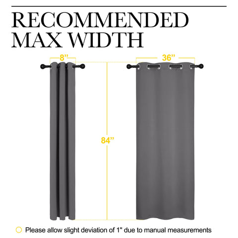 NICETOWN wrinkle-free hang detail showing smooth drape and neat look