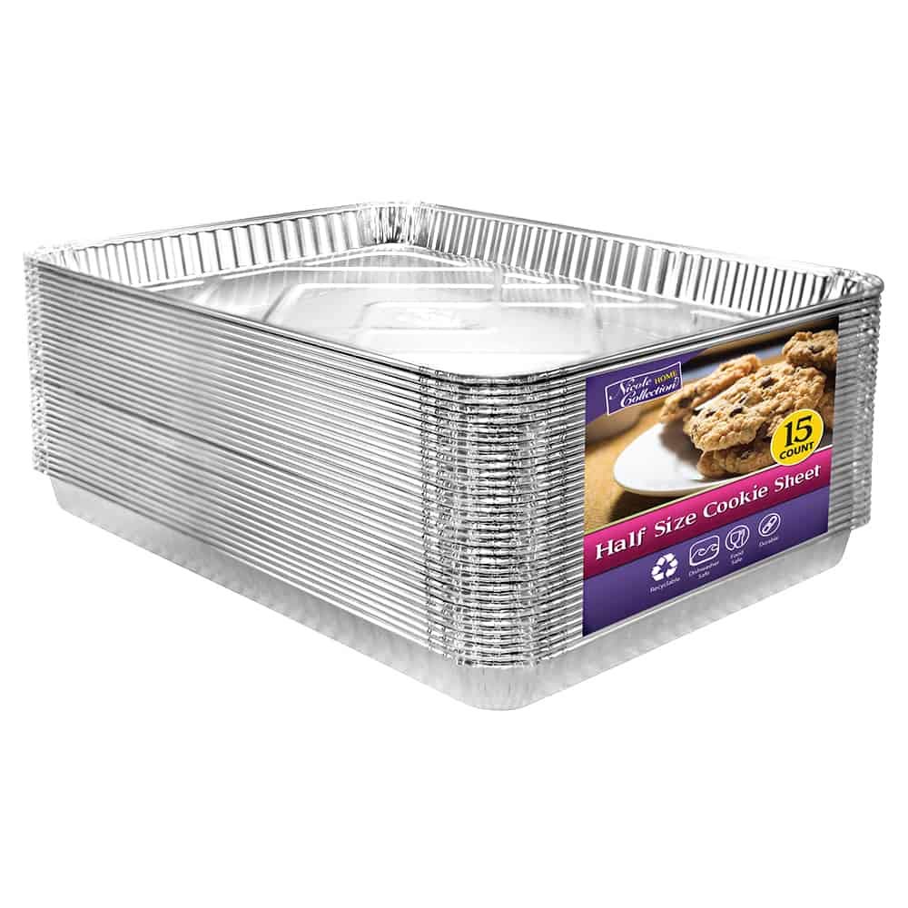 Nicole Home Collection front packaging showing 15-count disposable pans and convenience