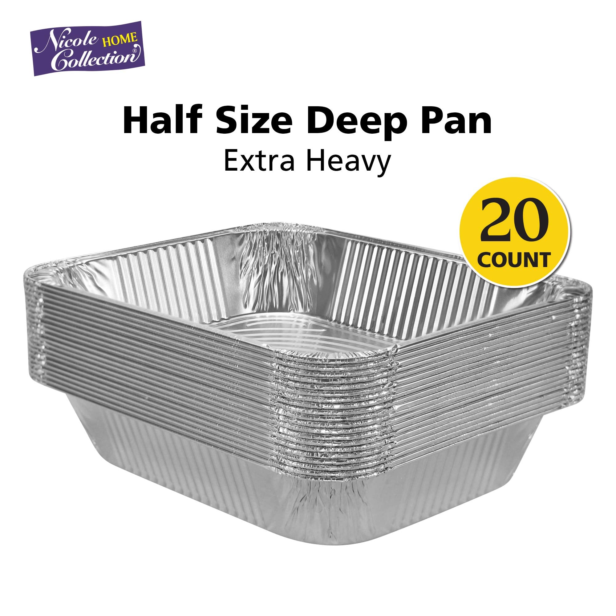 Nicole Home Collection pan with lasagna demonstrating even baking