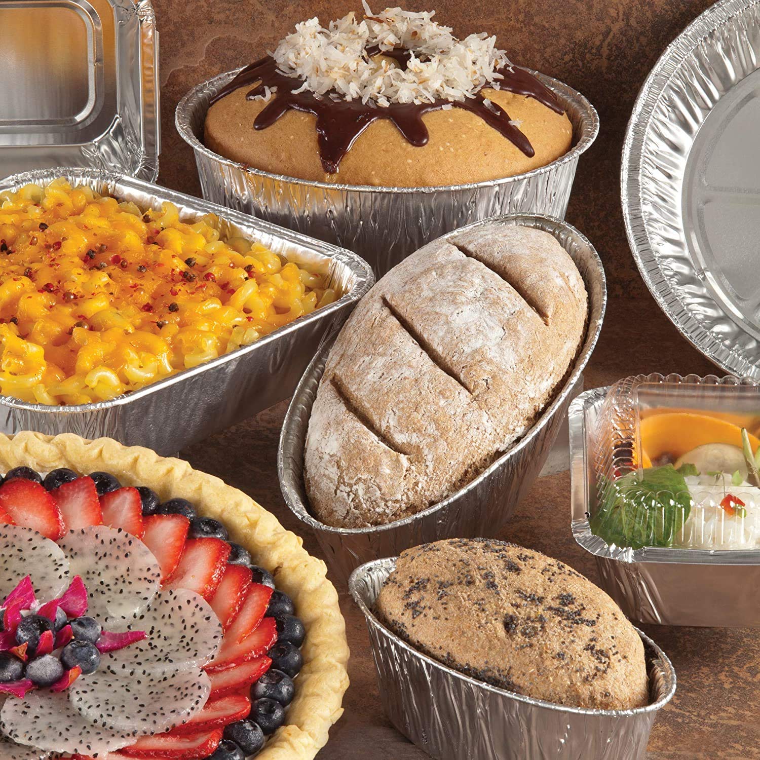 Nicole Home Collection pan held in hand for size and scale clarity
