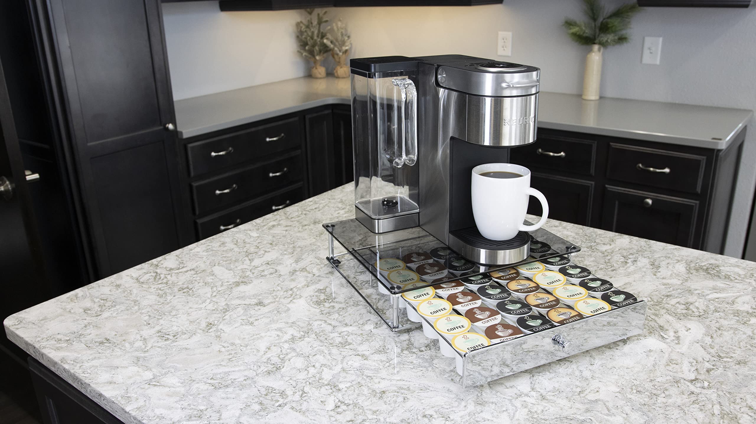 Nifty Solutions in kitchen counter lifestyle showing space-saving pod organization