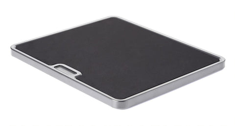 Nifty Solutions front view of rolling tray showing sturdy platform and neat organization