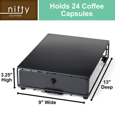 Nifty Solutions side profile showing slim design to maximize counter benefit