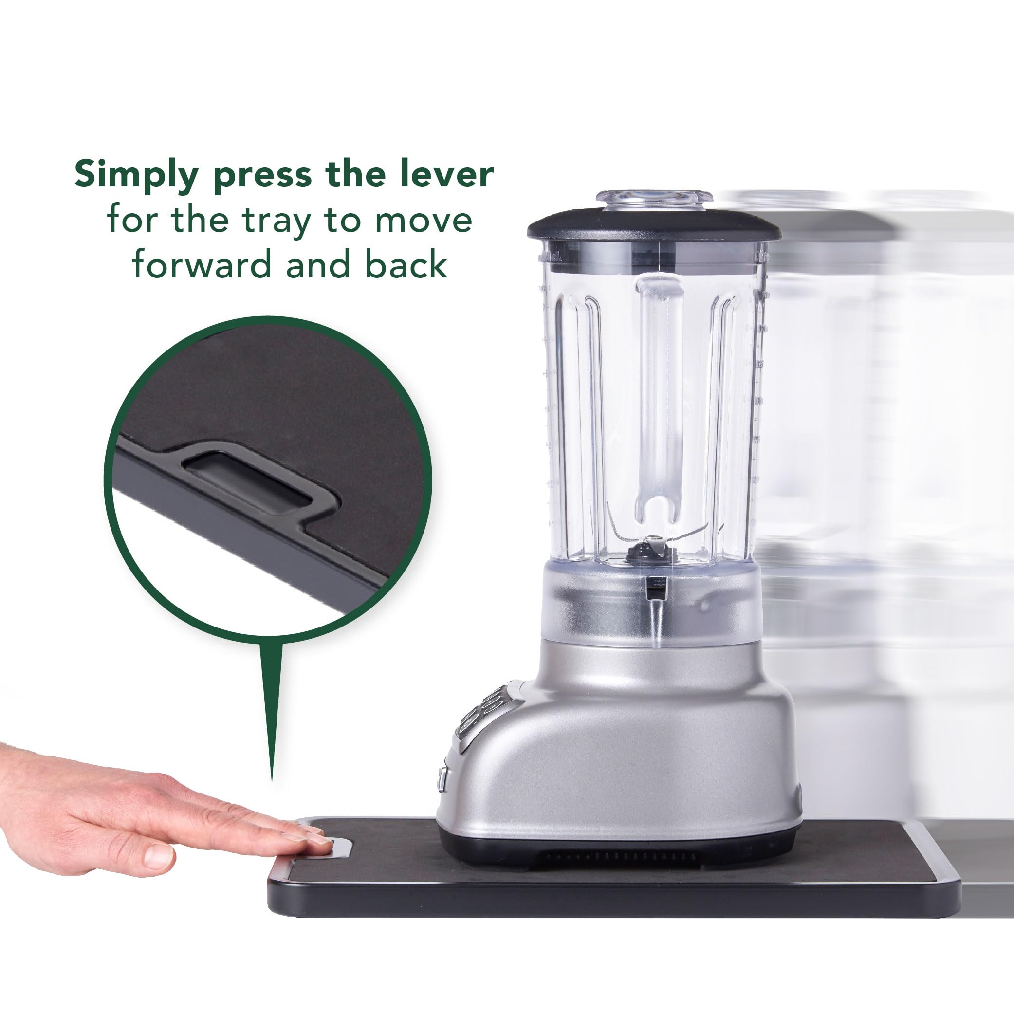 Nifty Solutions side profile under cabinet illustrating low-profile fit