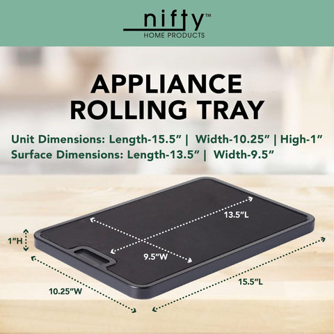 Nifty Solutions close-up of non-slip pad improving appliance stability