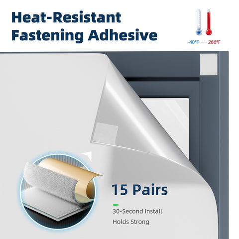 NIGHTON adhesive hook and loop tape detail showing strong sticky backing and secure hold
