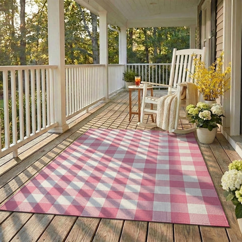 NIIKOOS folded rug ready for machine wash and easy upkeep