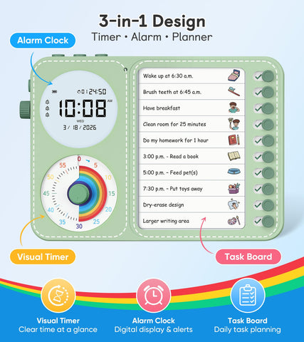 Nikafly close-up rainbow display showing clear visual time for focus
