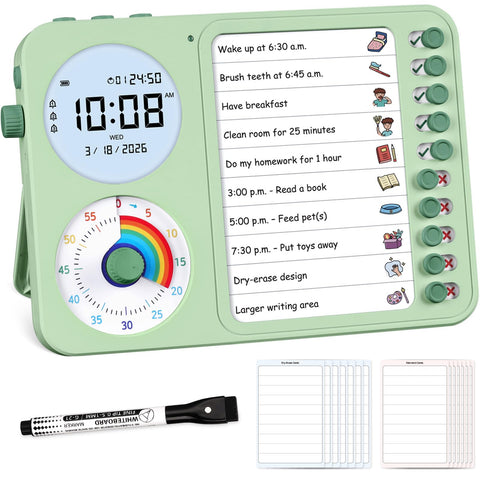 Nikafly front view showing timer and planning board aiding routine setup