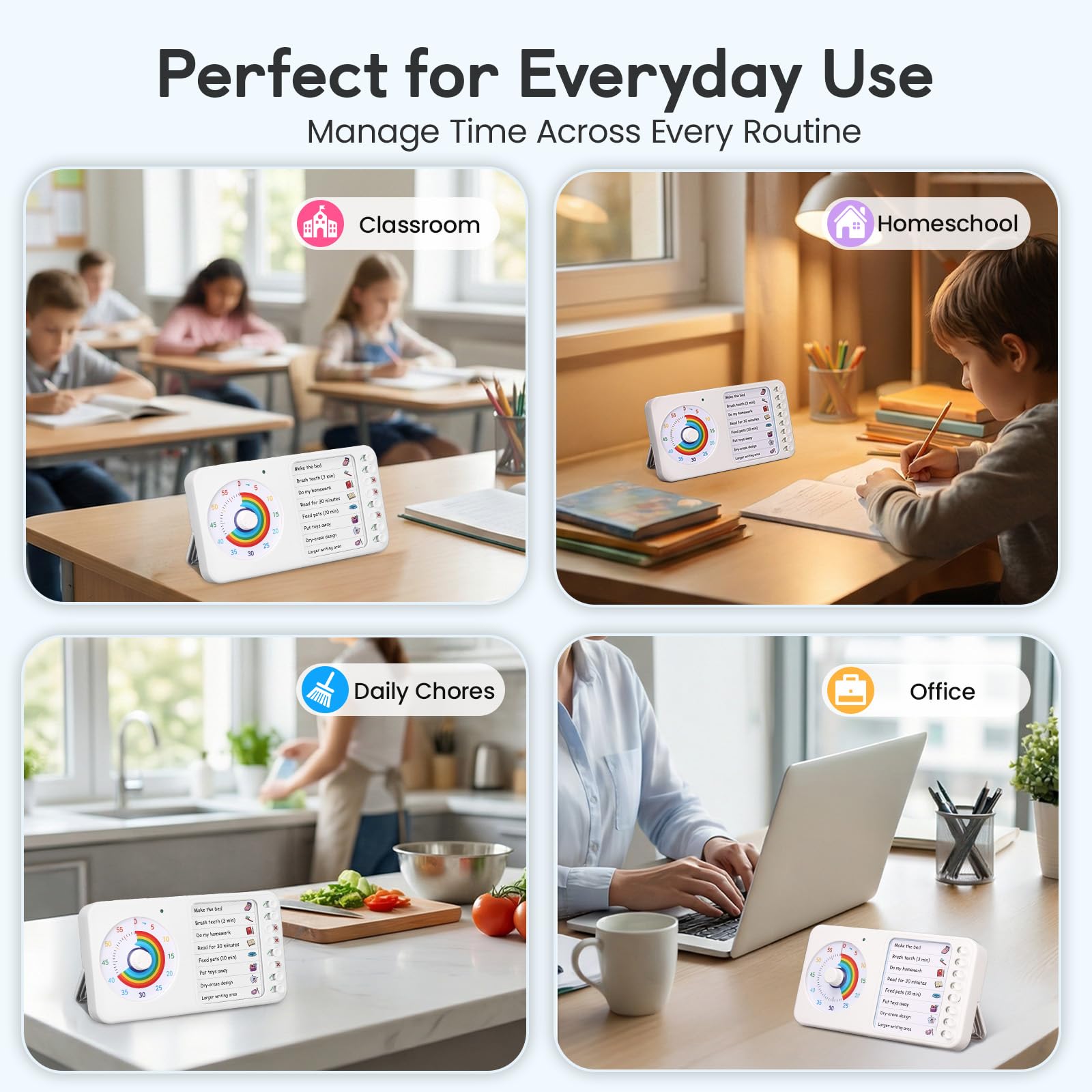 Nikafly next to hand to show compact size for portable organization