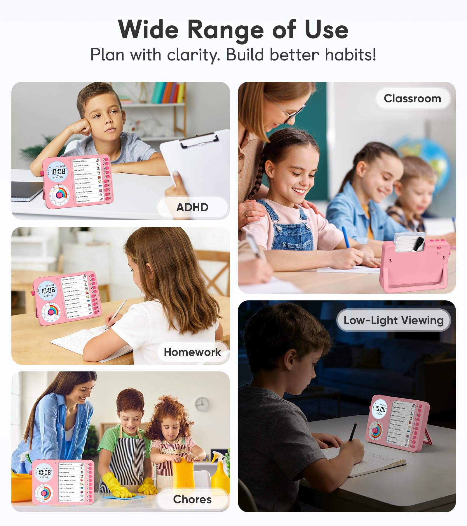 Nikafly timer in use on a study desk promoting focused homework sessions