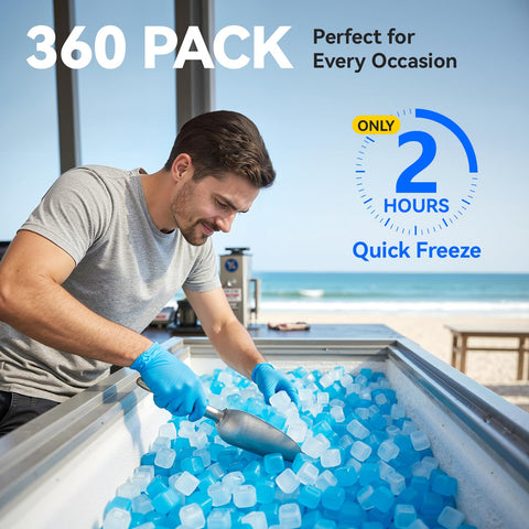 Nilpferd cubes in lunchbox cooler preserving freshness and temperature