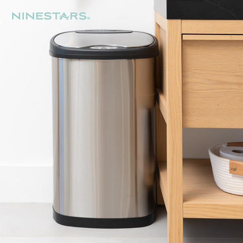 Ninestars battery compartment and power button shows easy maintenance benefit